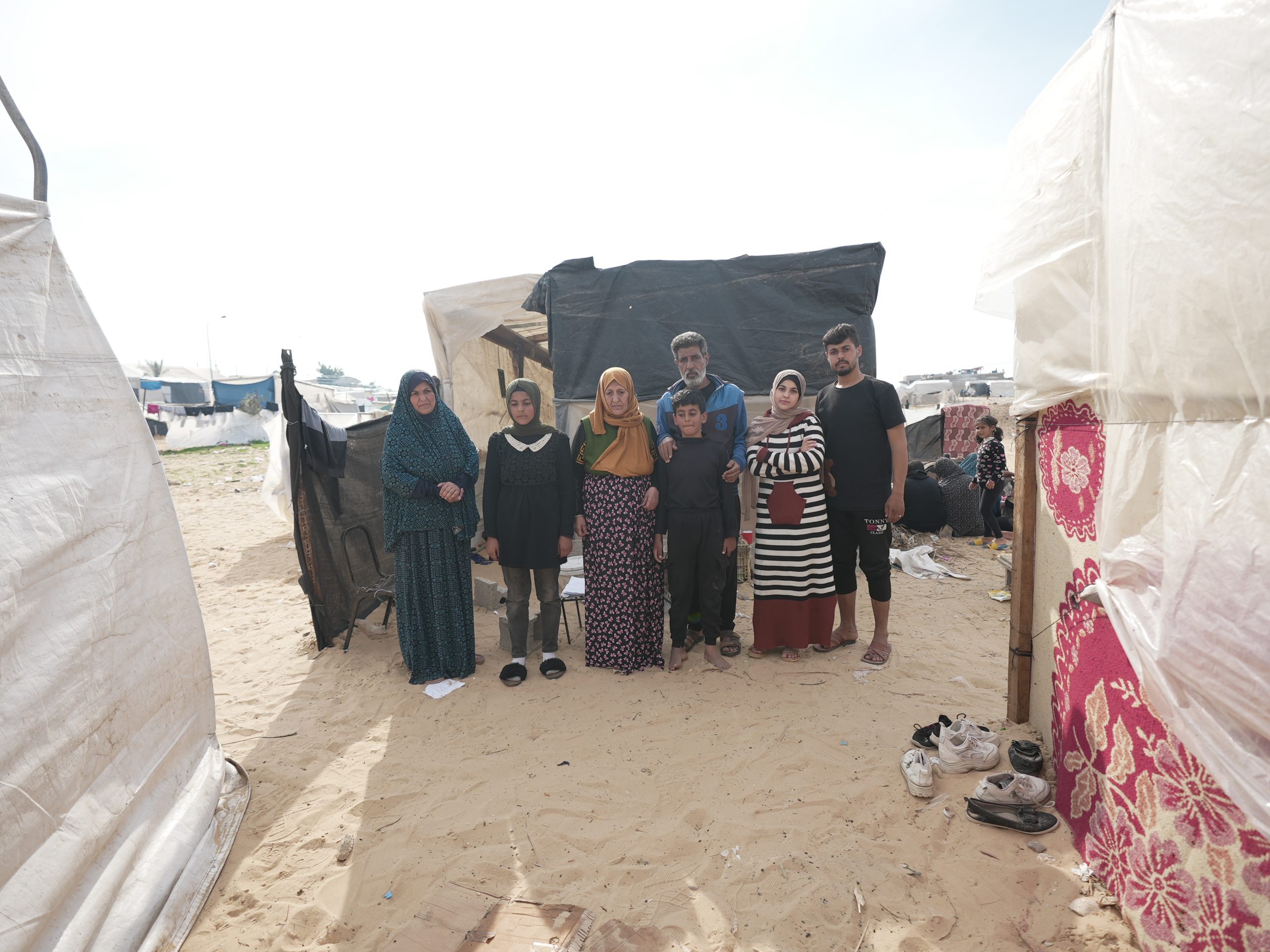 Mutaz og hans familie, Al Mawasi, 2024