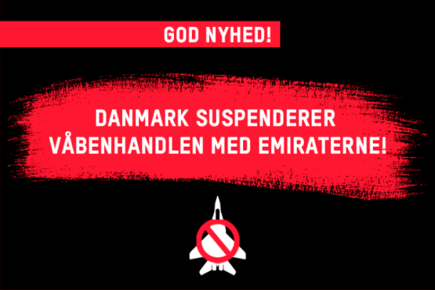 Danmark suspenderer våbenhandel med emiraterne