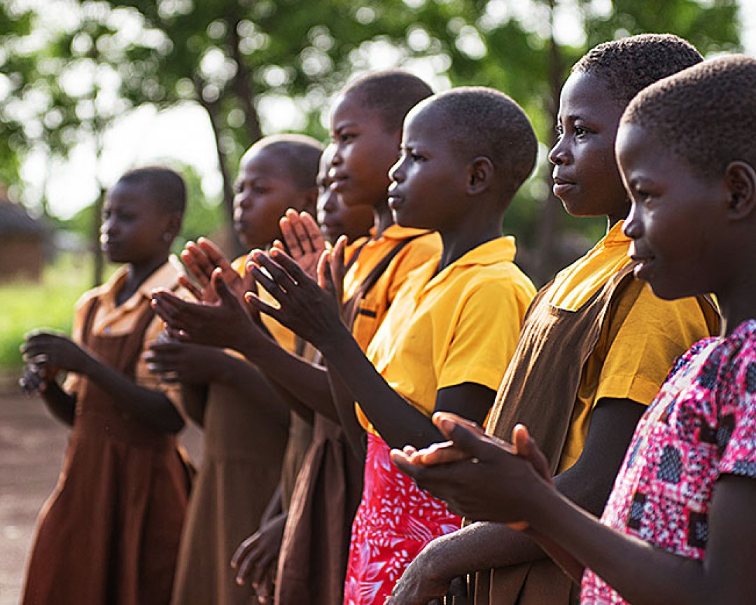 Skolebørn i Nordghana