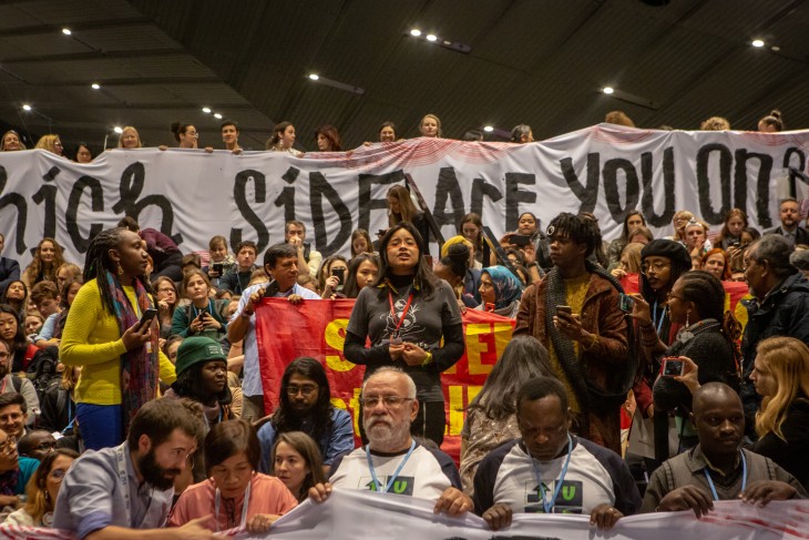 Klimademo i Brasilien