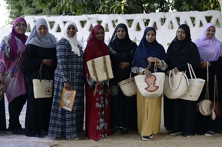 Kvinder fra Aswan kooperativet i Egypten