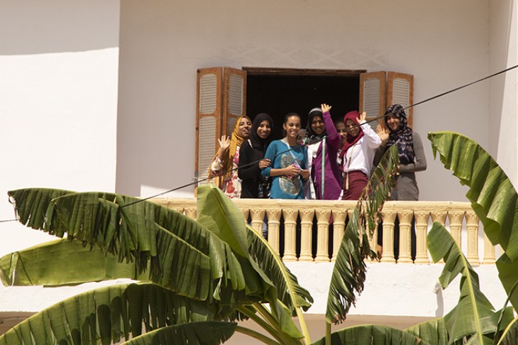 Sy-elever i Jbeneina, Tunesien