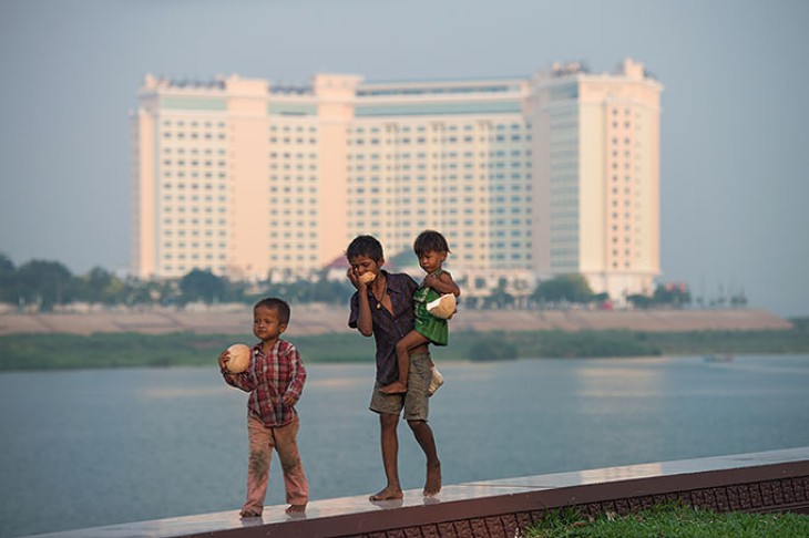 Fattige børn i Cambodja