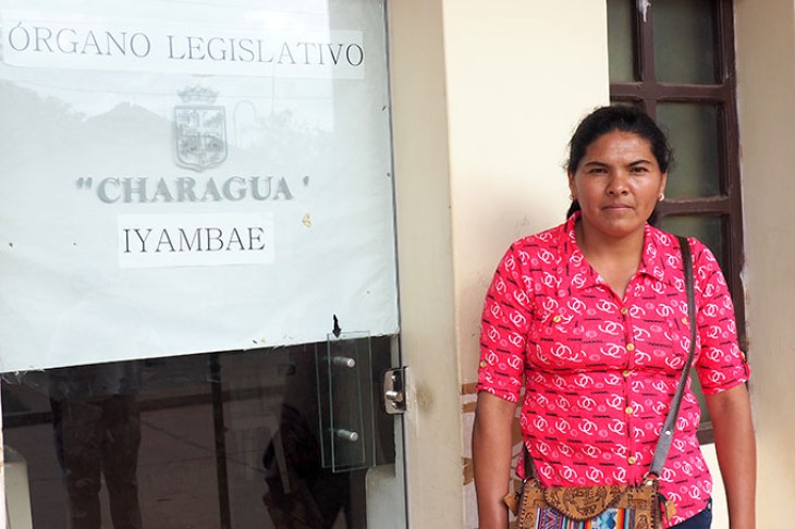 Nelly Moza Romero - præsident for det lovgivende organ i Guarani selvstyret, Bolivia
