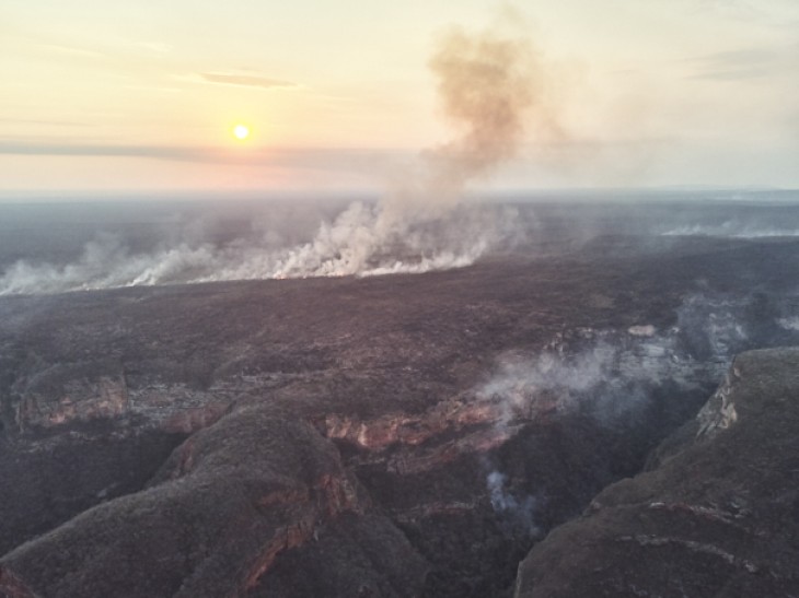 Skovbrande i Bolivia