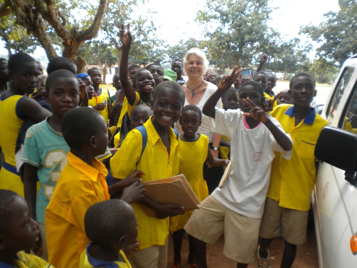 Connie besøger lokale.