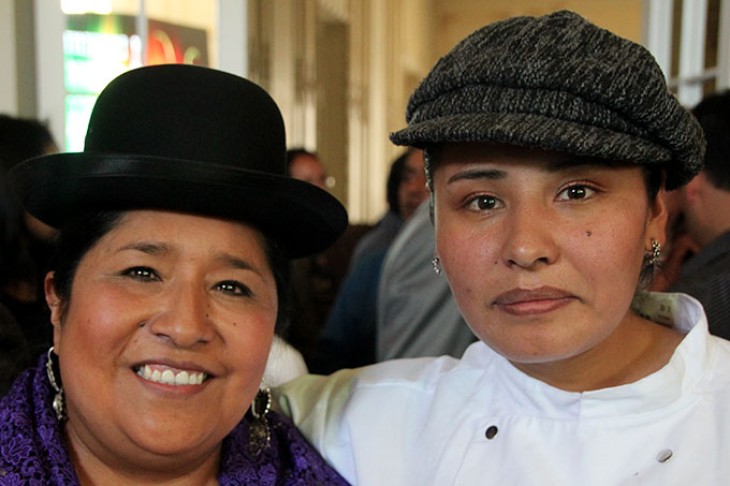 Coral og tv-kok - madskolen La Paz, Bolivia