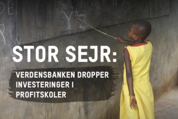 Verdensbanken dropper investeringer i profitskoler