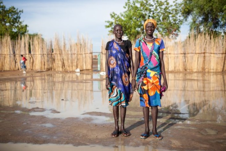 To kvinder, Ganyiel, Sydsudan