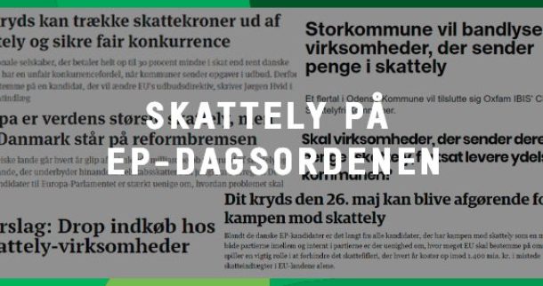 Skattely på Europaparlamentets dagsorden