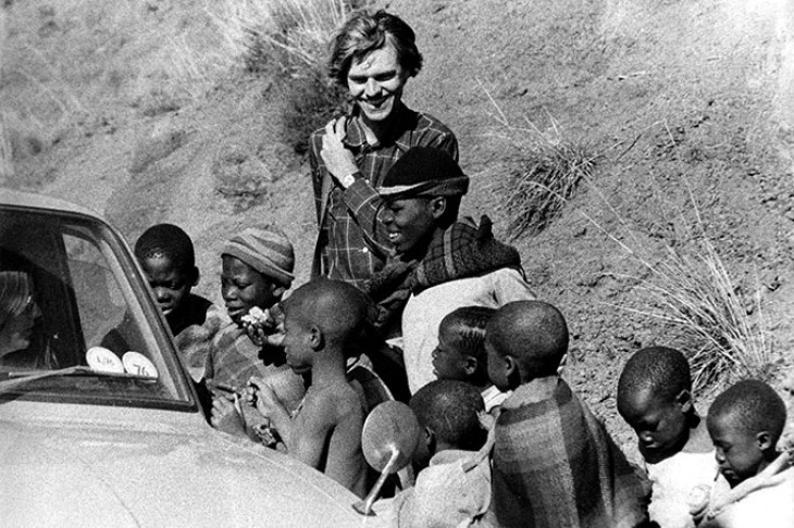 Knud Erik Rosenkrantz i Lesotho - sort/hvid