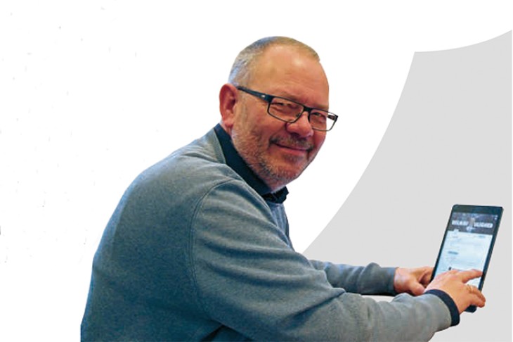 Lars H. Nielsen, frivillig i skattegruppen i Oxfam Danmark