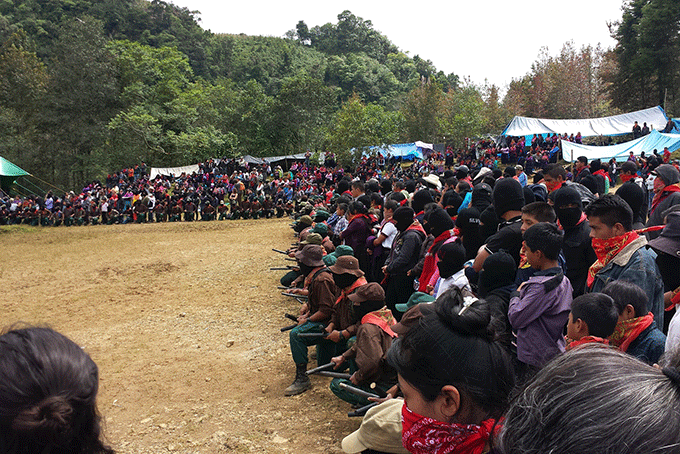 Samling i de oprindelige folks nationale kongres, Mexico, oktober 2016