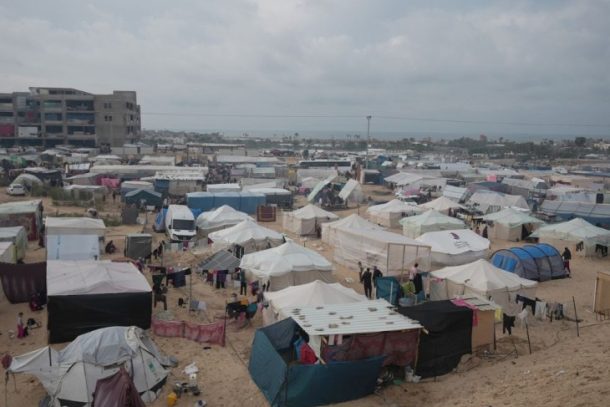 Teltlejr for fordrevne palæstinensere (Rafah, Gaza)