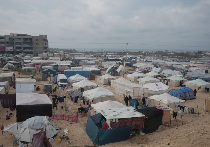 Teltlejr for fordrevne palæstinensere (Rafah, Gaza)