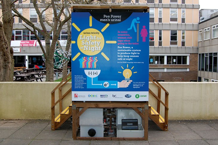 "Pee Power" toilet model