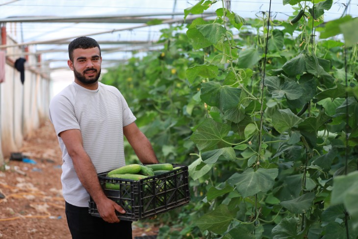 Ayman, landmand, Palæstina