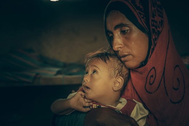 Mona og hendes fire børn, Yemen