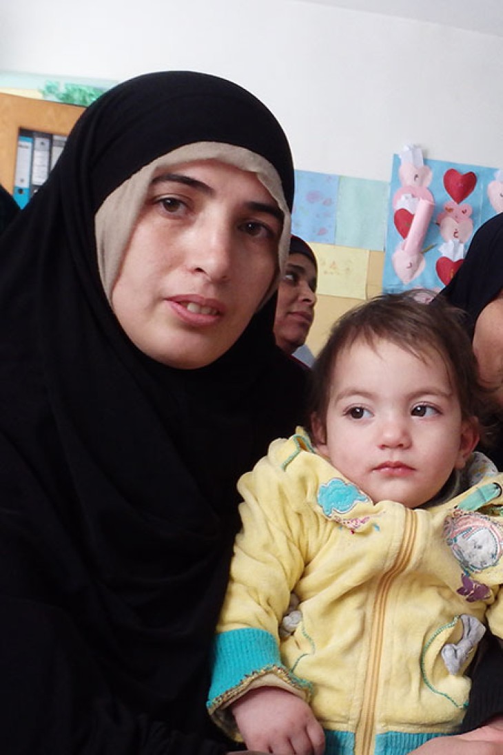 Jwu Fatima med sit barn, Jordan