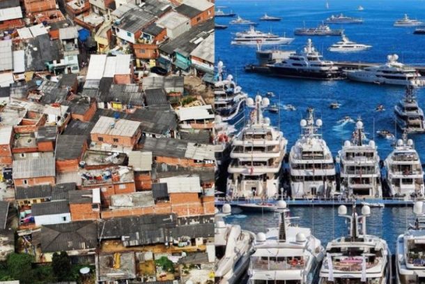 Lystbådehavn med yachts