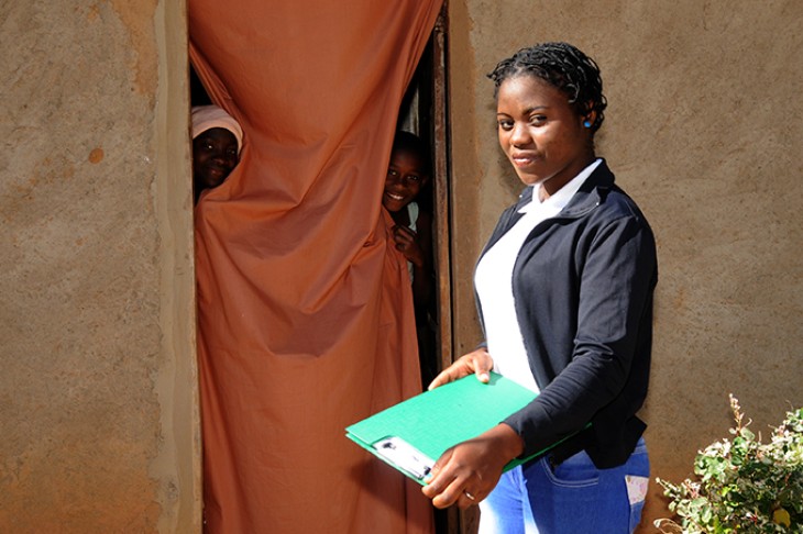 19-årig gift skolepige i Alto Moloque, Mozambique