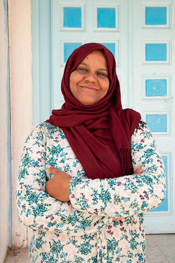 Mabrouka Hdio, flette-elev, Tunesien