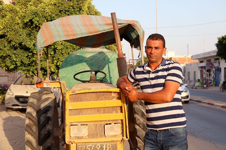 Landmandselev Fidel Methuia, Tunesien