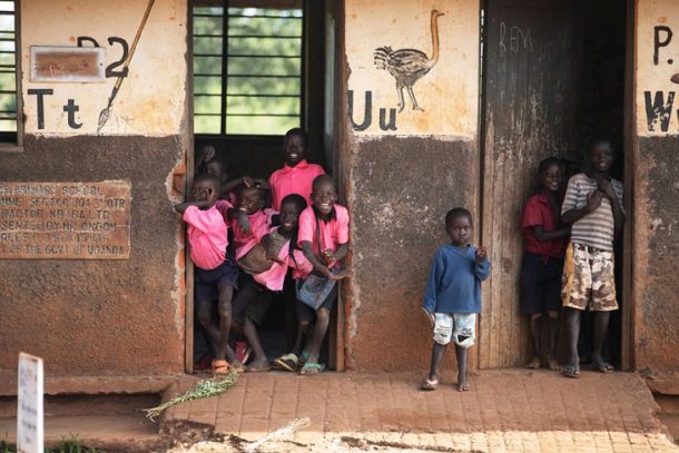 Skolebørn, Uganda
