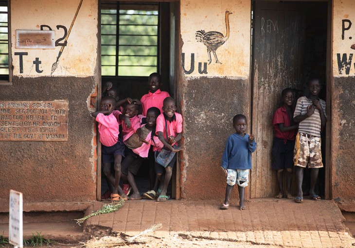 Skolebørn, Uganda