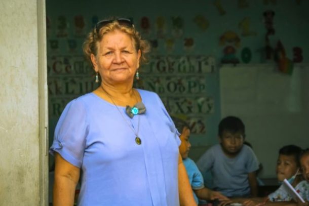 Virginia Vinani Velarde, rektor på Armando Mollinedo-skolen, Riberalta, Bolivia.